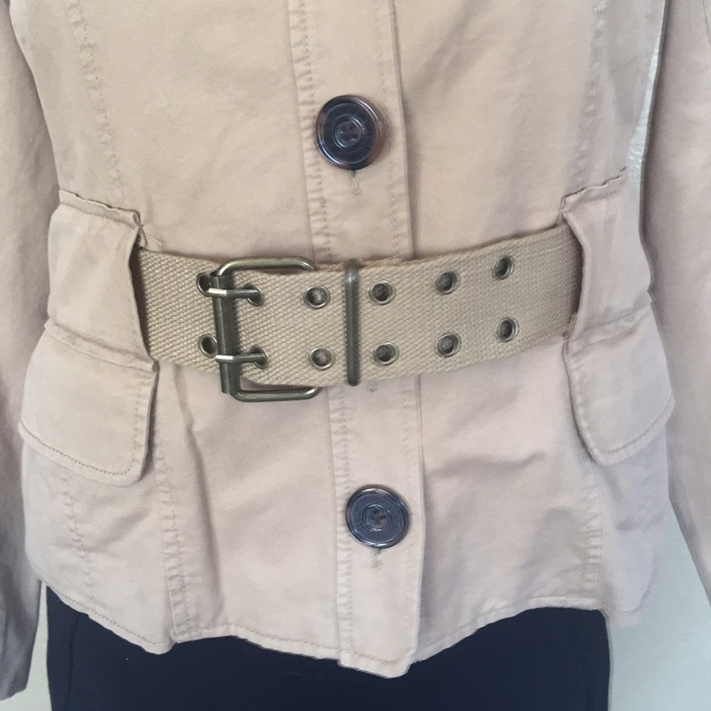 Relativity Button Front Belted Jacket 8 - image 4